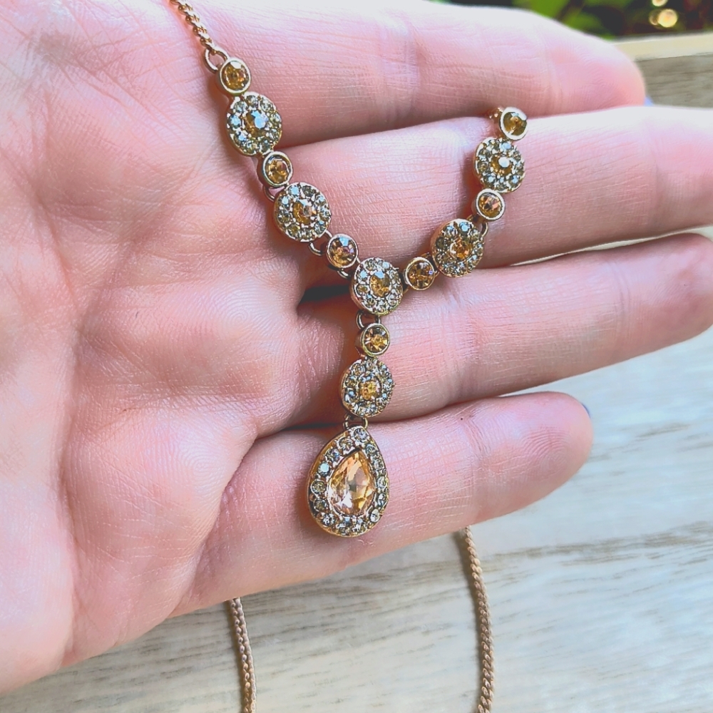 This Napier necklace features a delicate and elegant design
